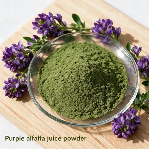 Purple Alfalfa Juice Powder Benefits: Evidence and Applications